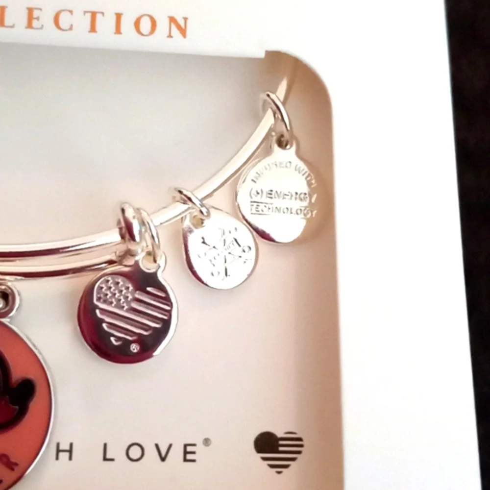 ALEX AND ANI/DISNEY PINK PASSHOLDER BRACELET - Picture 3 of 5